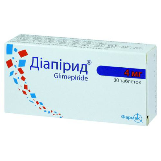 Диапирид таблетки 4 мг №30